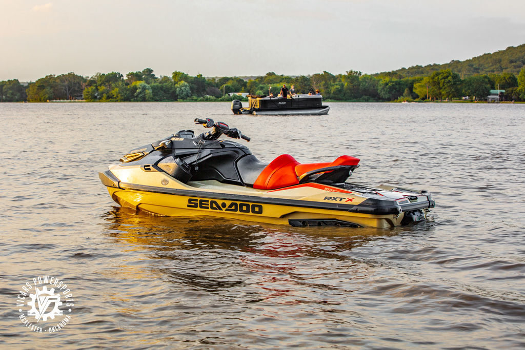 2025 Sea-Doo RXT-X 325 Metallic Tan / Lava Red Premium in mcalester OK