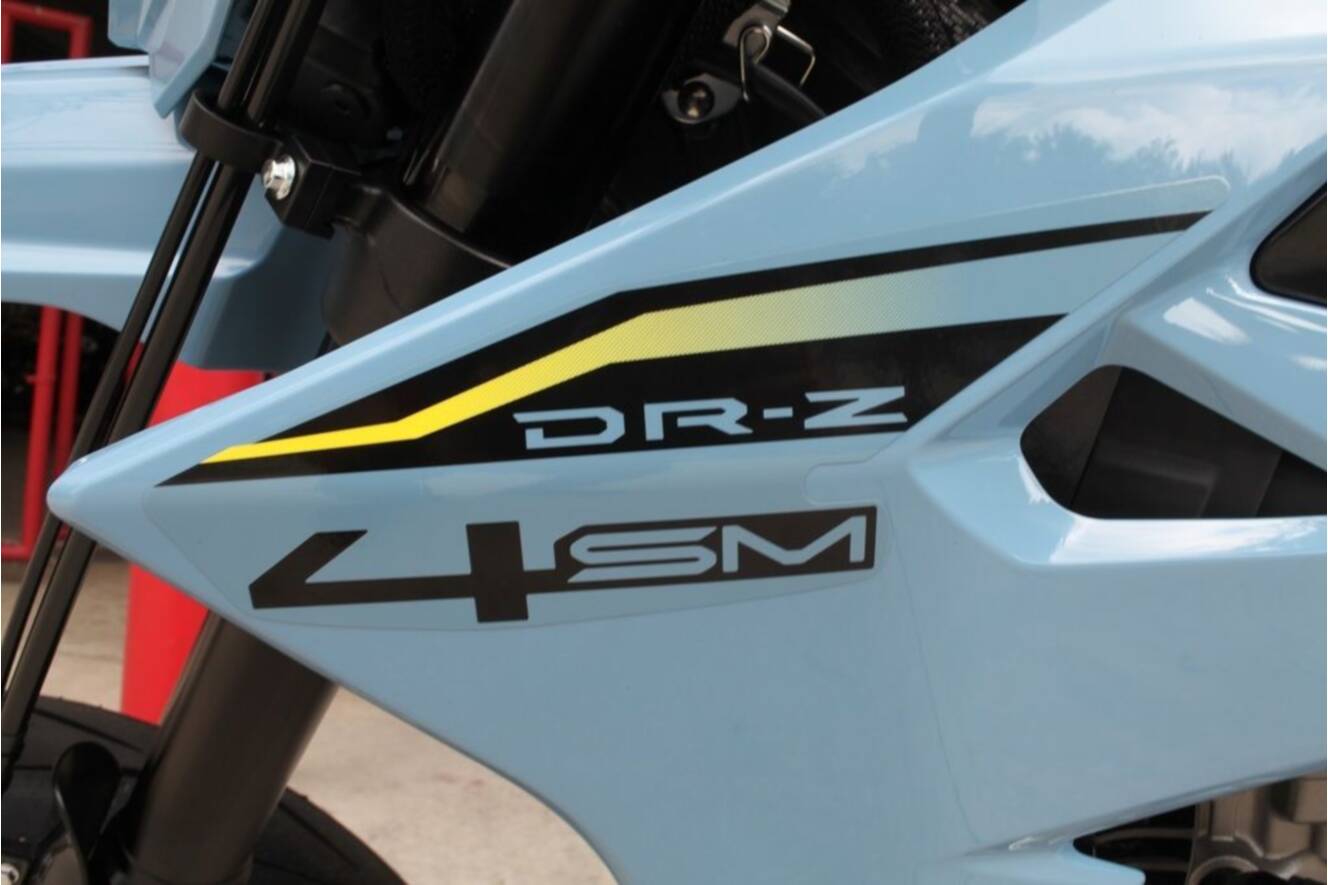 A photo of this 2025 Suzuki DR-Z4SM