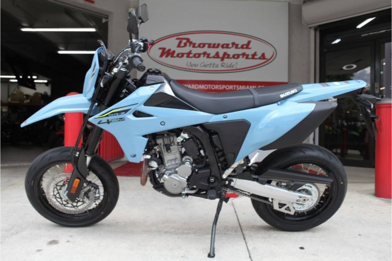 A photo of this 2025 Suzuki DR-Z4SM