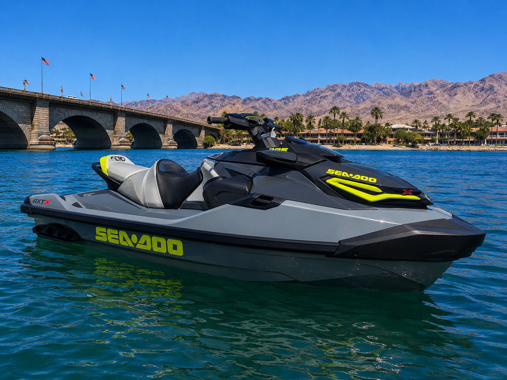 2026 Sea-Doo RXT-X 325 Ice Metal / Manta Green in lake havasu city AZ