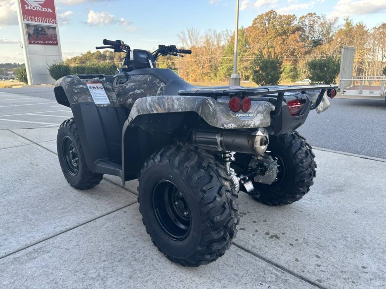 A photo of this 2026 Honda® FourTrax Rancher 4x4 TrueTimber® Atera Camo