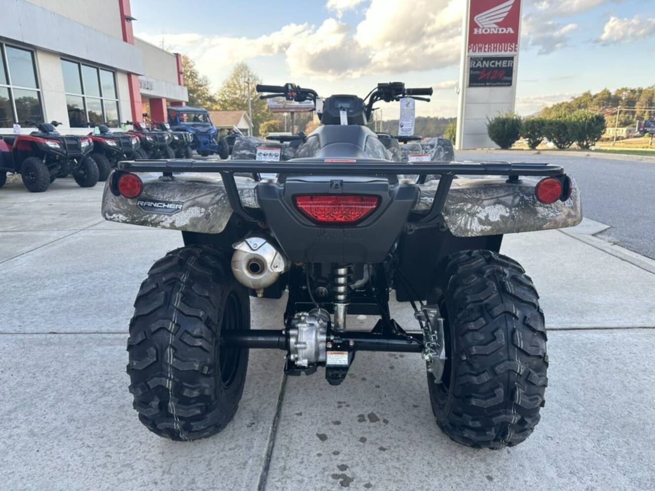 A photo of this 2026 Honda® FourTrax Rancher 4x4 TrueTimber® Atera Camo