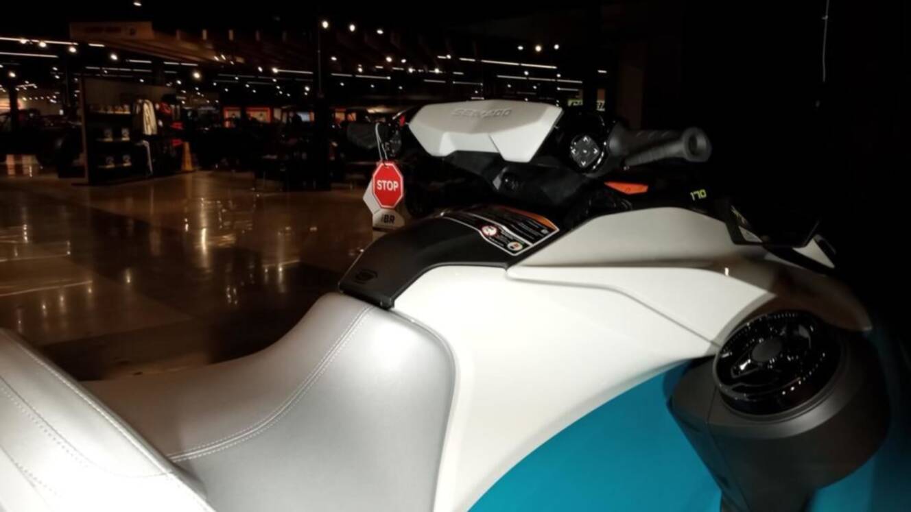 A photo of this 2026 Sea-Doo GTI SE 170 Tech, Audio, iDF, iBR