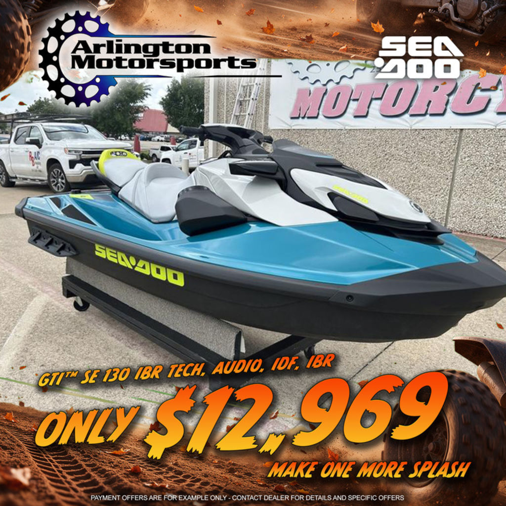 2025 Sea-Doo GTI SE 130 iBR Tech, Audio, iDF, iBR in arlington TX