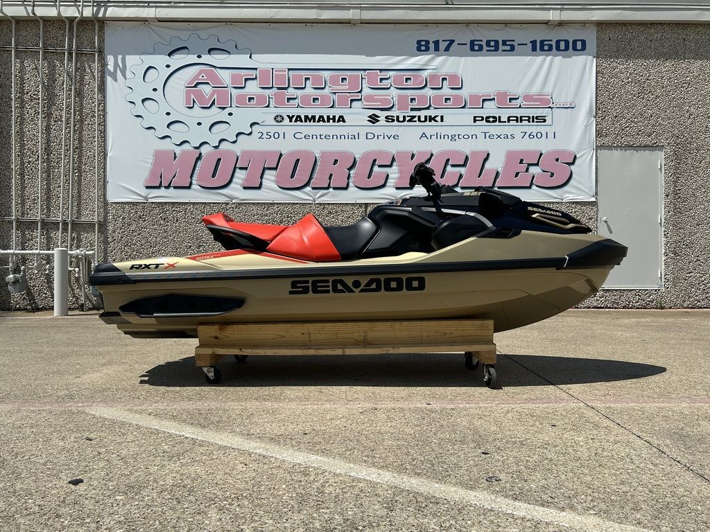 2025 Sea-Doo RXT-X 325 Metallic Tan / Lava Red Premium in arlington TX