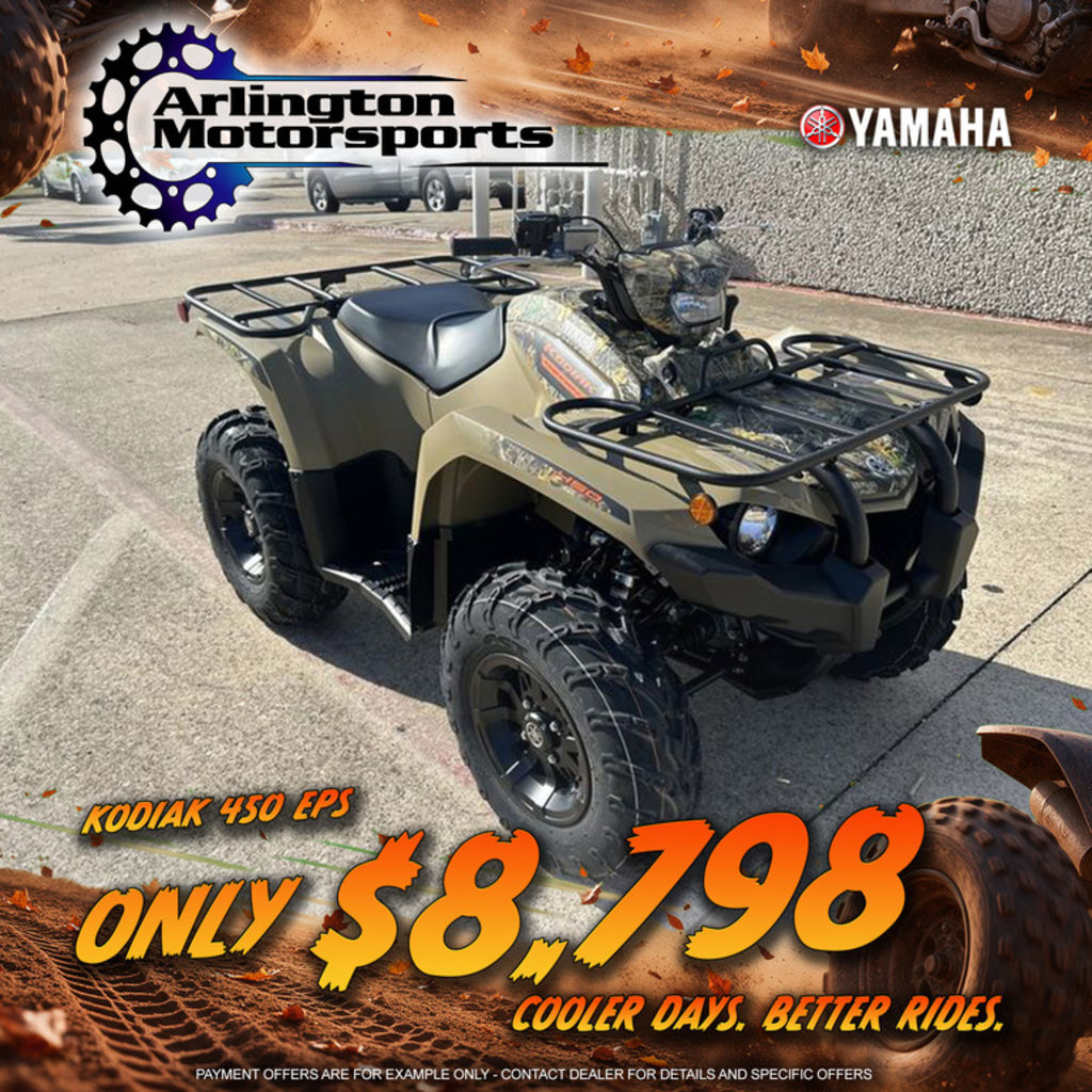 2026 Yamaha Kodiak 450 EPS Fall Beige w/ Realtree Edge in arlington TX