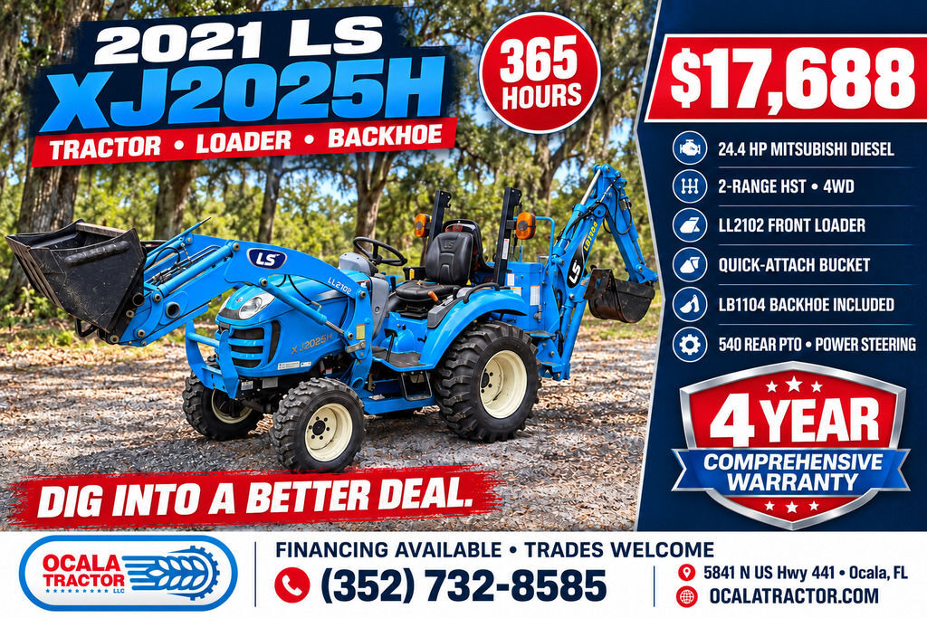 2021 LS Tractor XJ Series XJ2025H-24.4HP in Ocala, FL