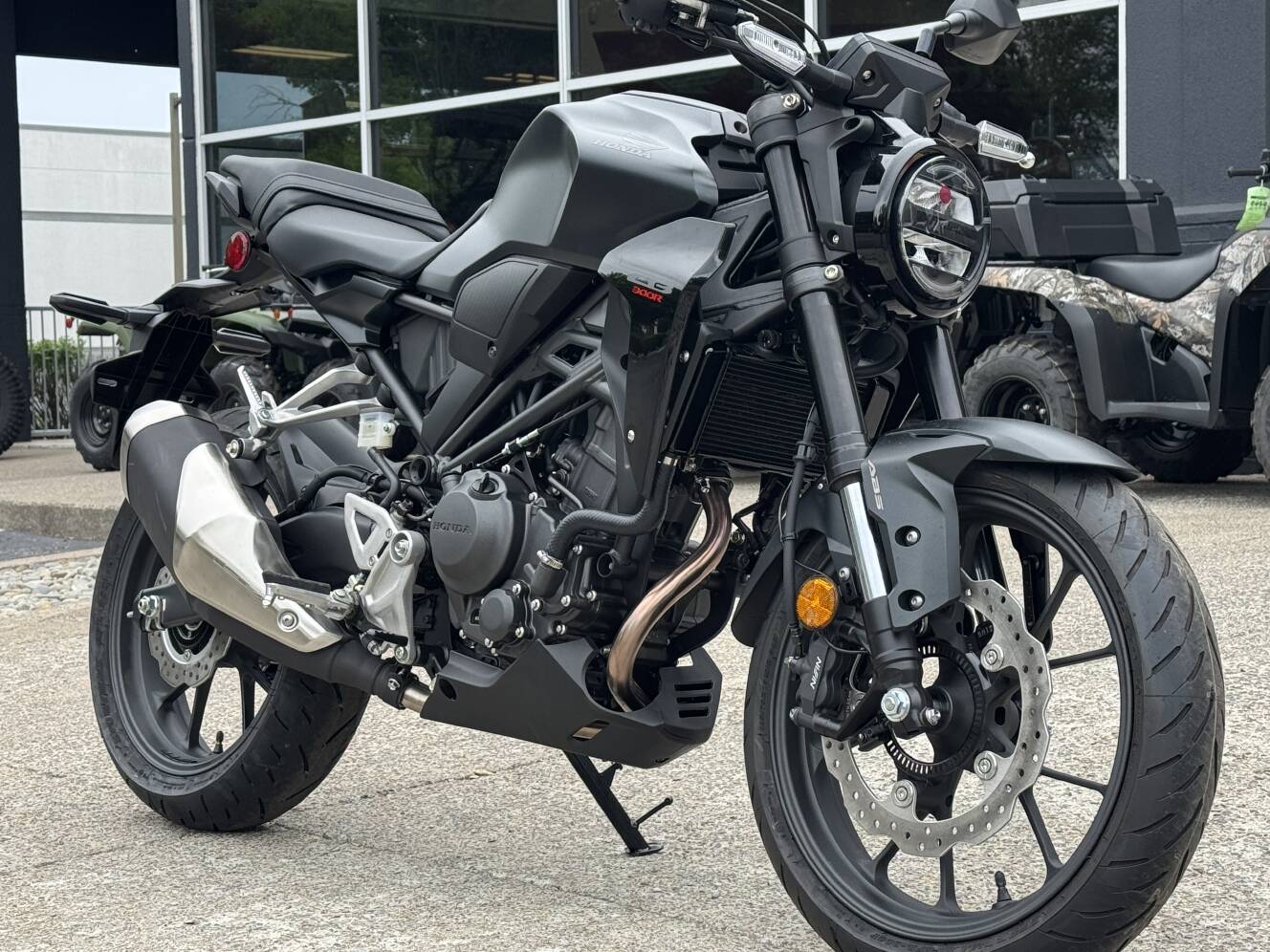 A photo of this 2025 Honda Honda CB300R