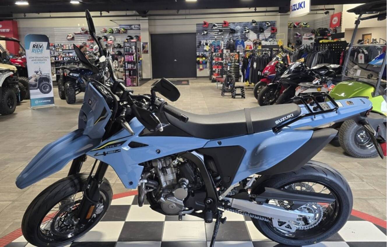 A photo of this 2026 Suzuki DR-Z4SM Plus
