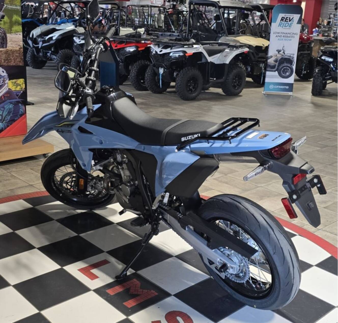 A photo of this 2026 Suzuki DR-Z4SM Plus