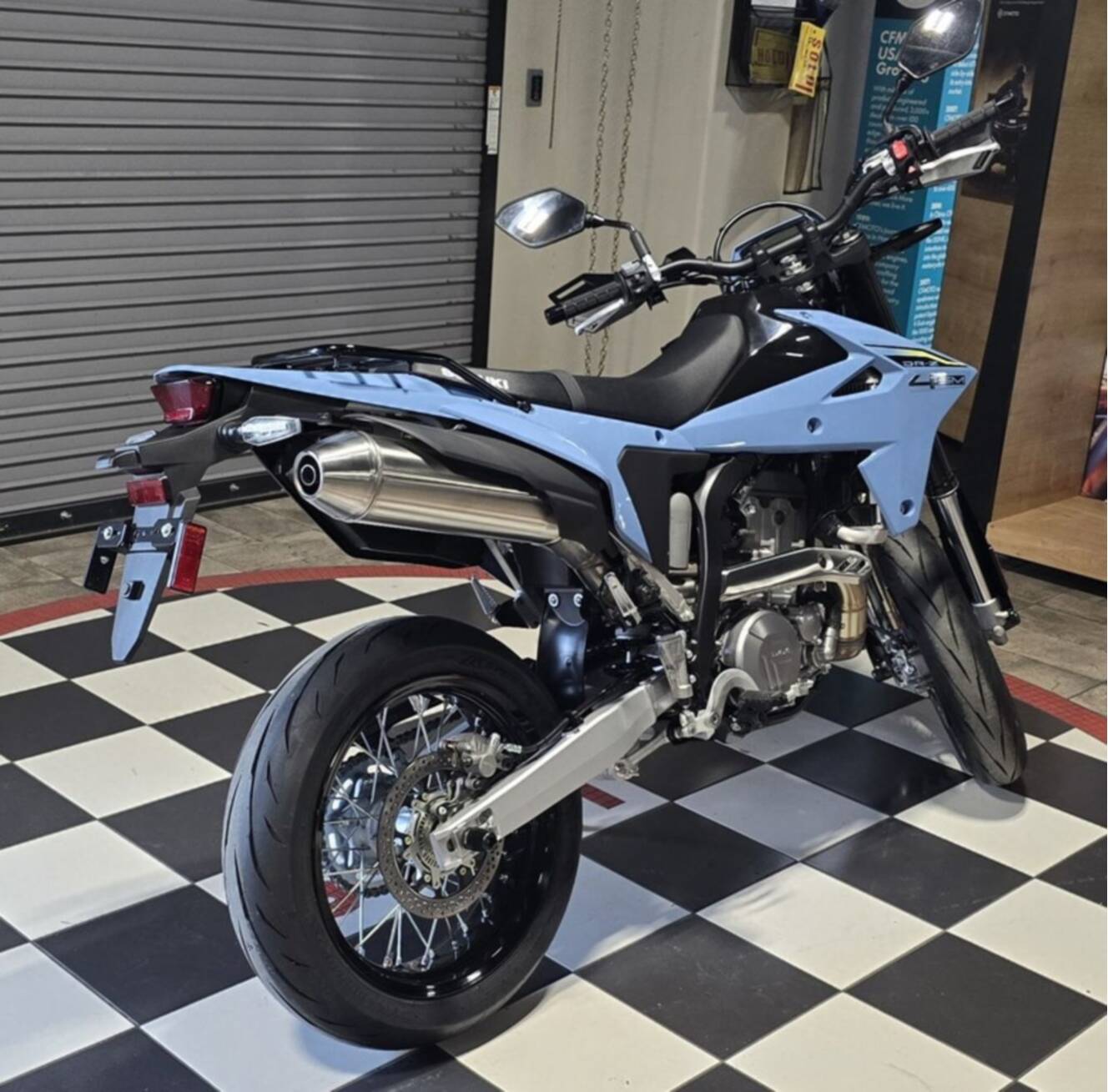 A photo of this 2026 Suzuki DR-Z4SM Plus