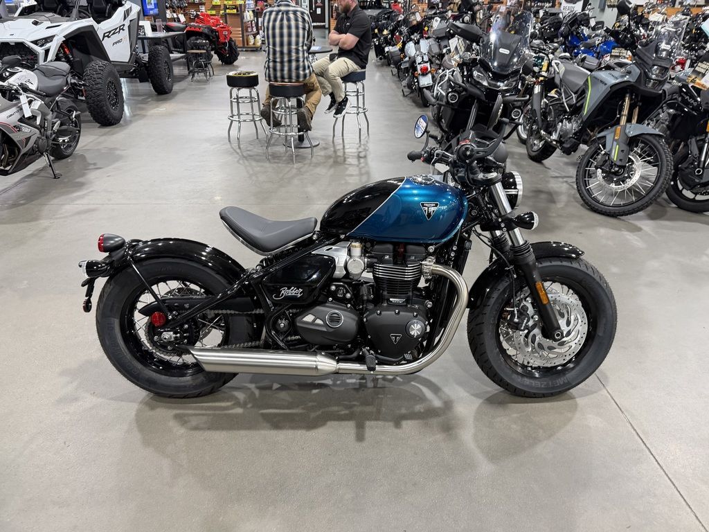 2026 Triumph Bonneville Bobber Interstellar Blue BASE in Fayetteville, NC