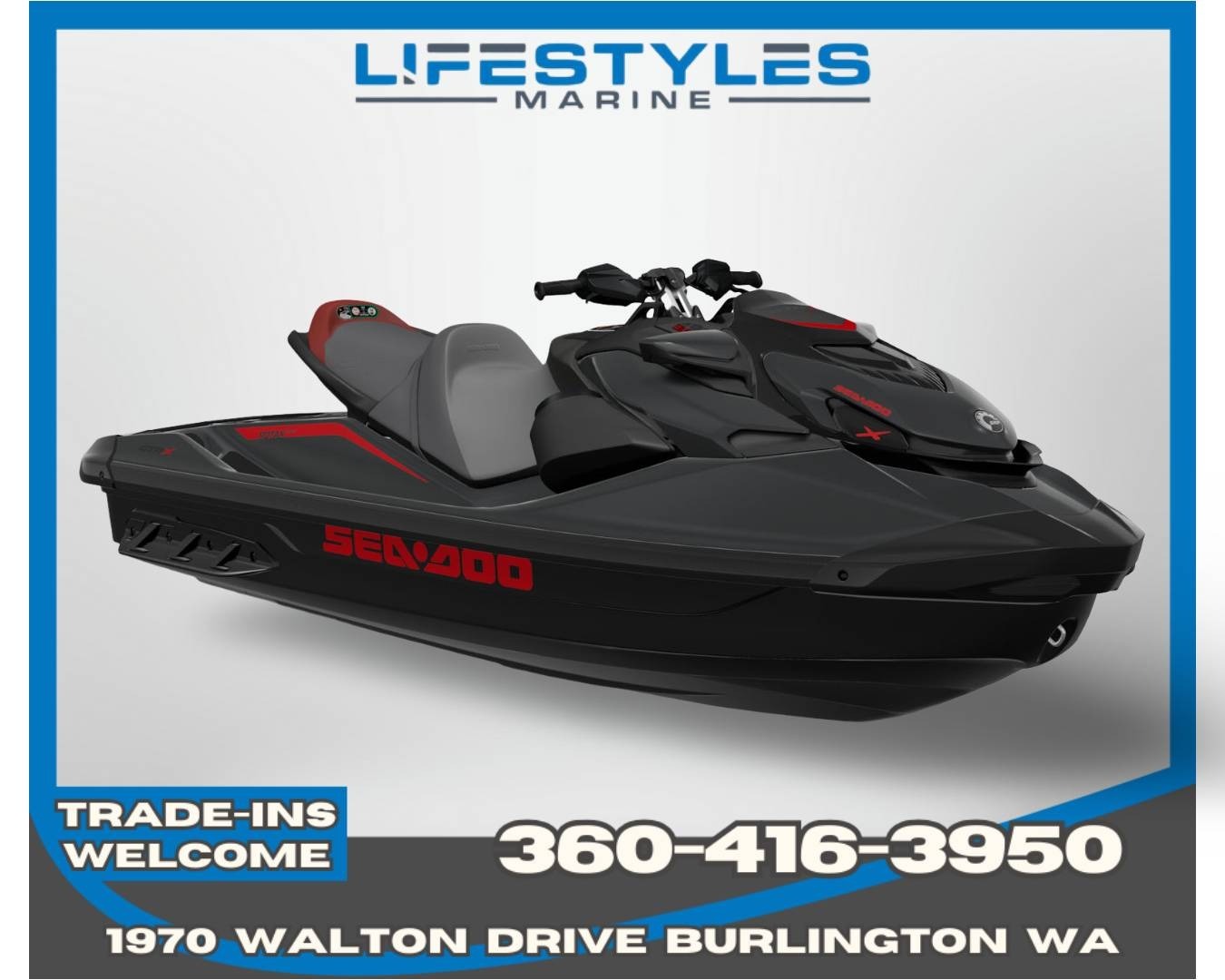 2026 Sea-Doo GTR-X 300 iBR + Tech Package X 300 TECH PACKAGE WITH BRP PREMIUM AUDIO AND IBR in burlington WA