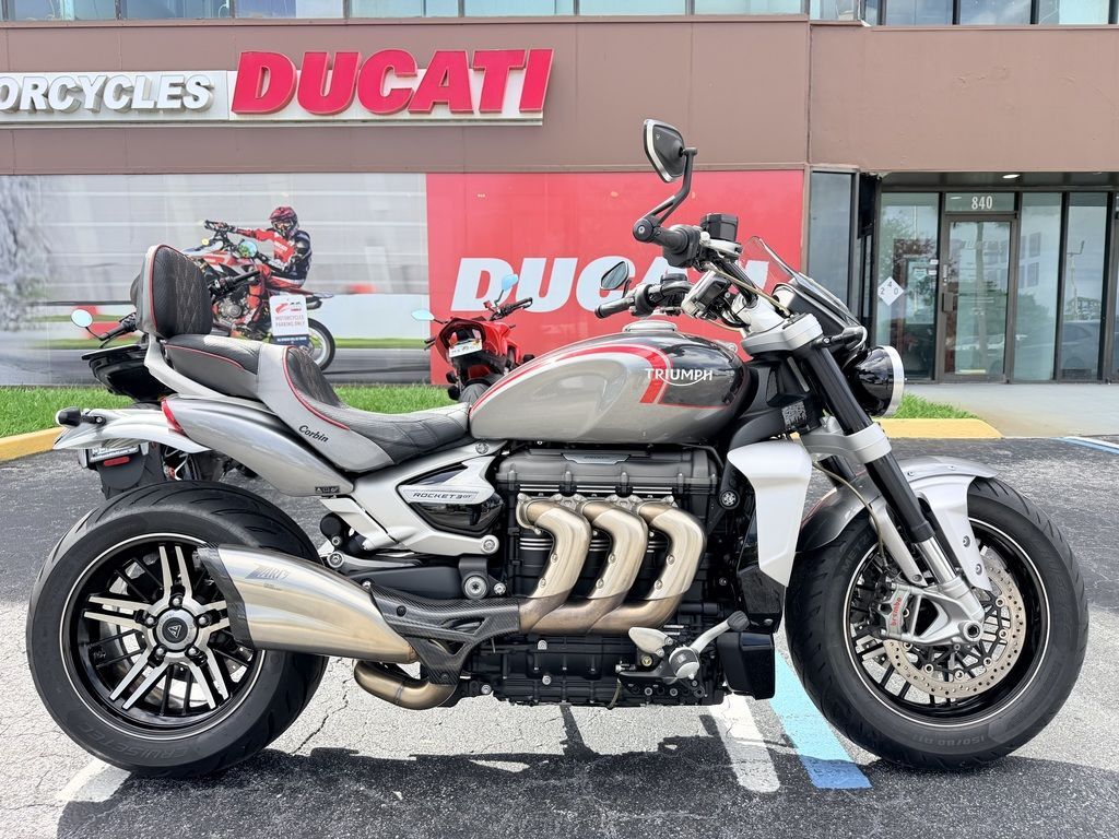 2021 Triumph Rocket 3 GT Silver Ice/Storm Grey GT in Pompano Beach, FL