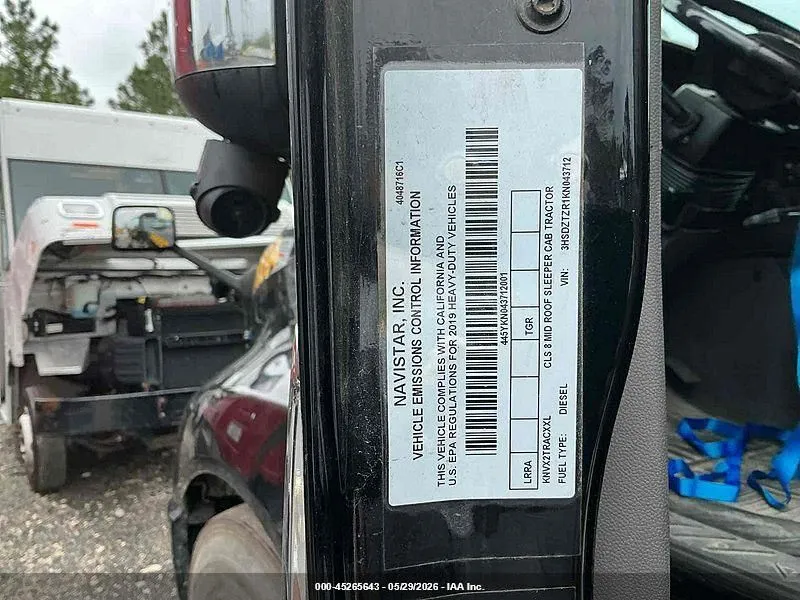 2019 INTERNATIONAL LT625