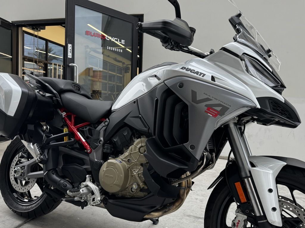 2027 Ducati Multistrada V4 S Travel & Radar Arctic White V4 S in Las Vegas, NV