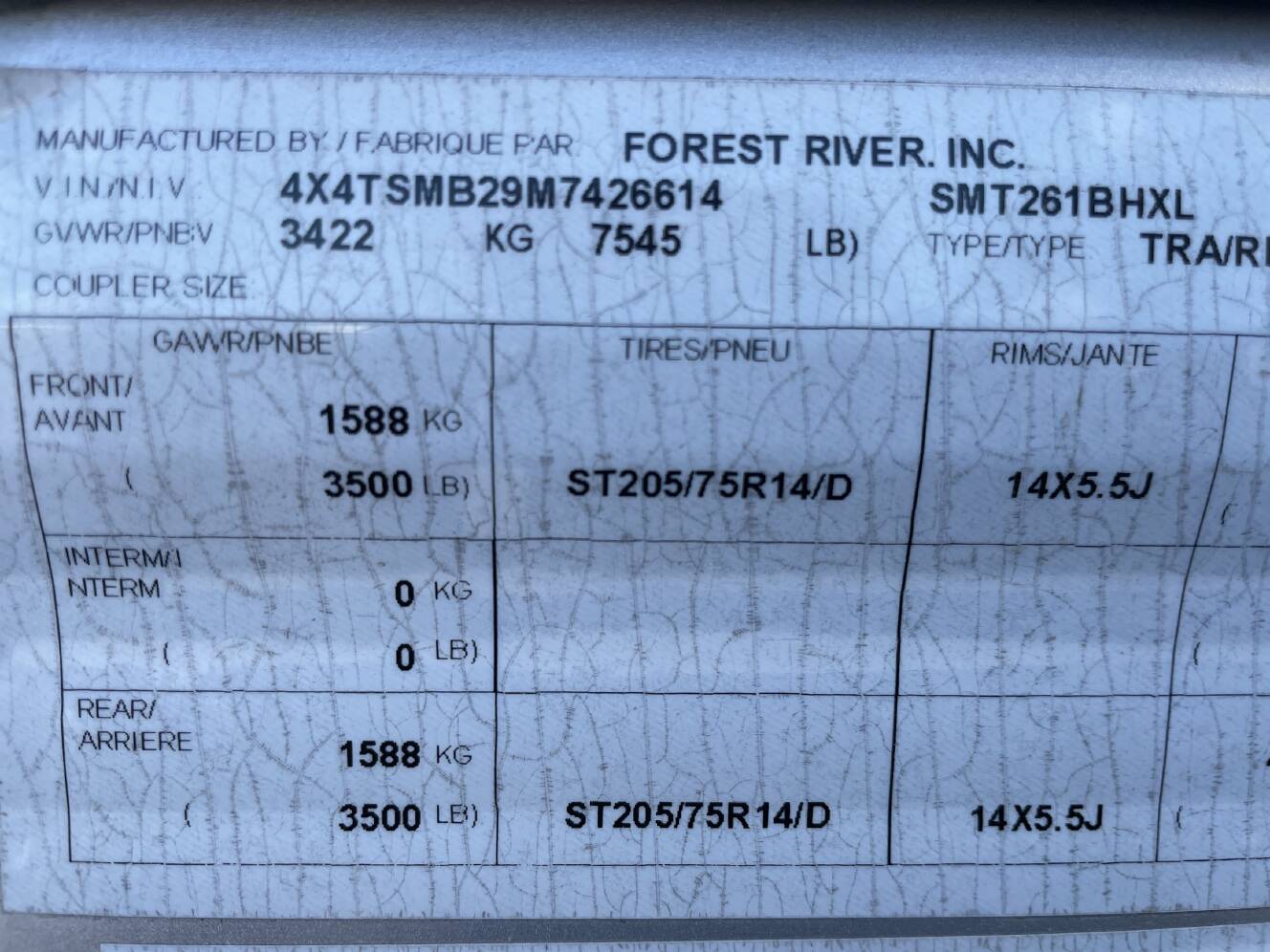 A photo of this 2021 Forest River SALEM CRUISE LITE 261BHXL