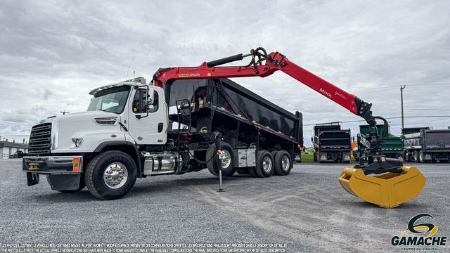 2020 FREIGHTLINER 114SD 12 WHEEL TWIN STEER DUMP TRUCK WITH GRAPPLE LOADE in Champlain, NY