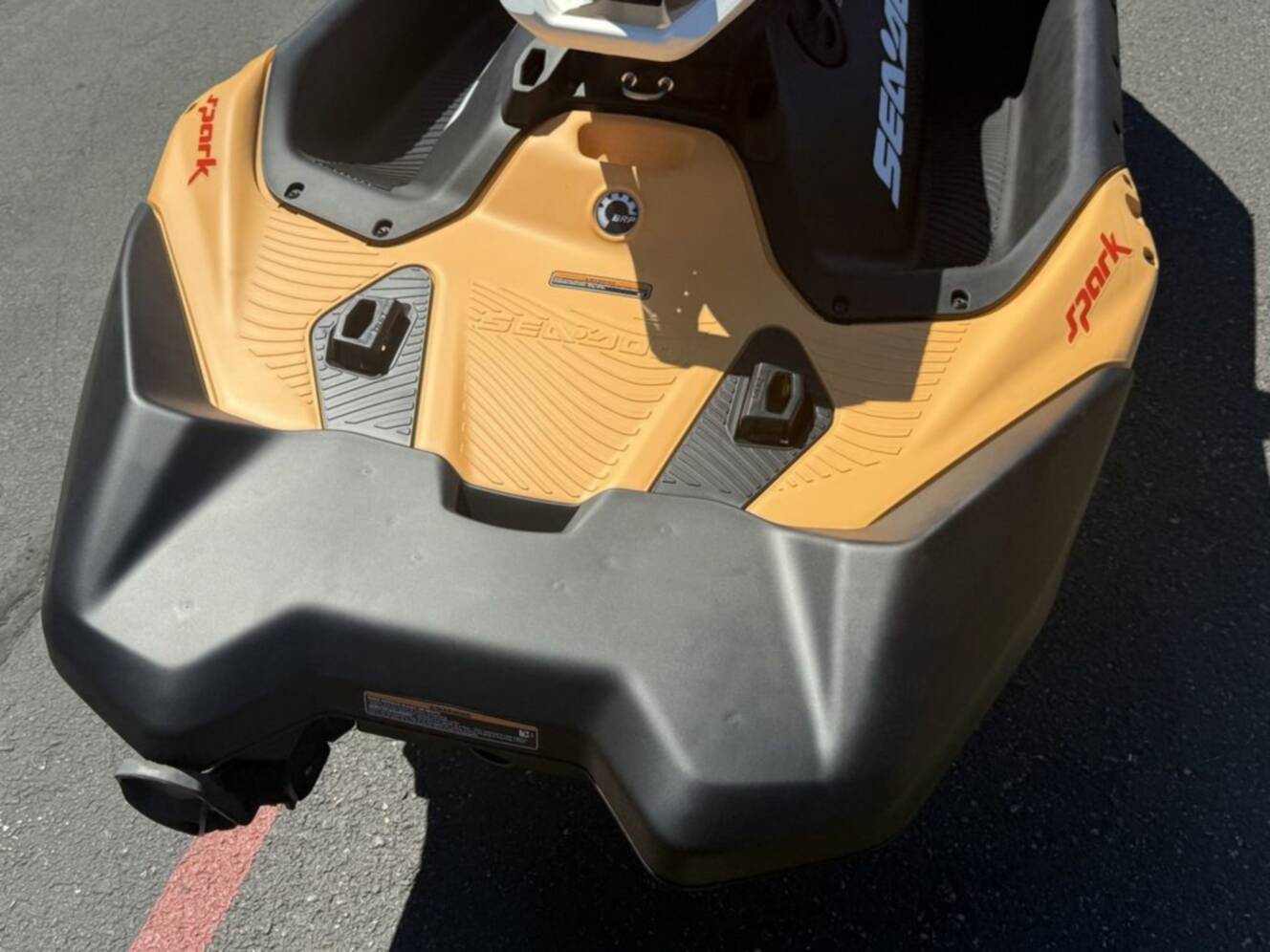 A photo of this 2026 Sea-Doo Spark For 3 Rotax 900 ACE - 90 CONV With IBR