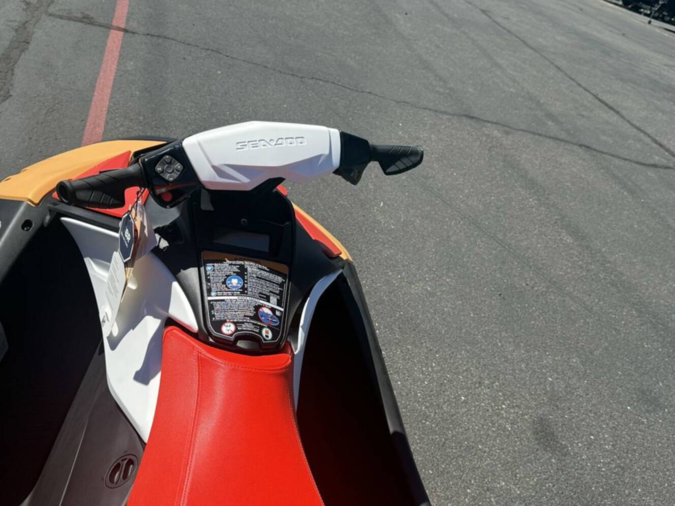 A photo of this 2026 Sea-Doo Spark For 3 Rotax 900 ACE - 90 CONV With IBR