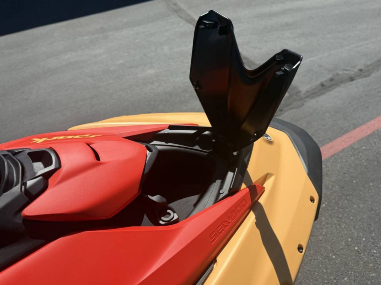A photo of this 2026 Sea-Doo Spark For 3 Rotax 900 ACE - 90 CONV With IBR