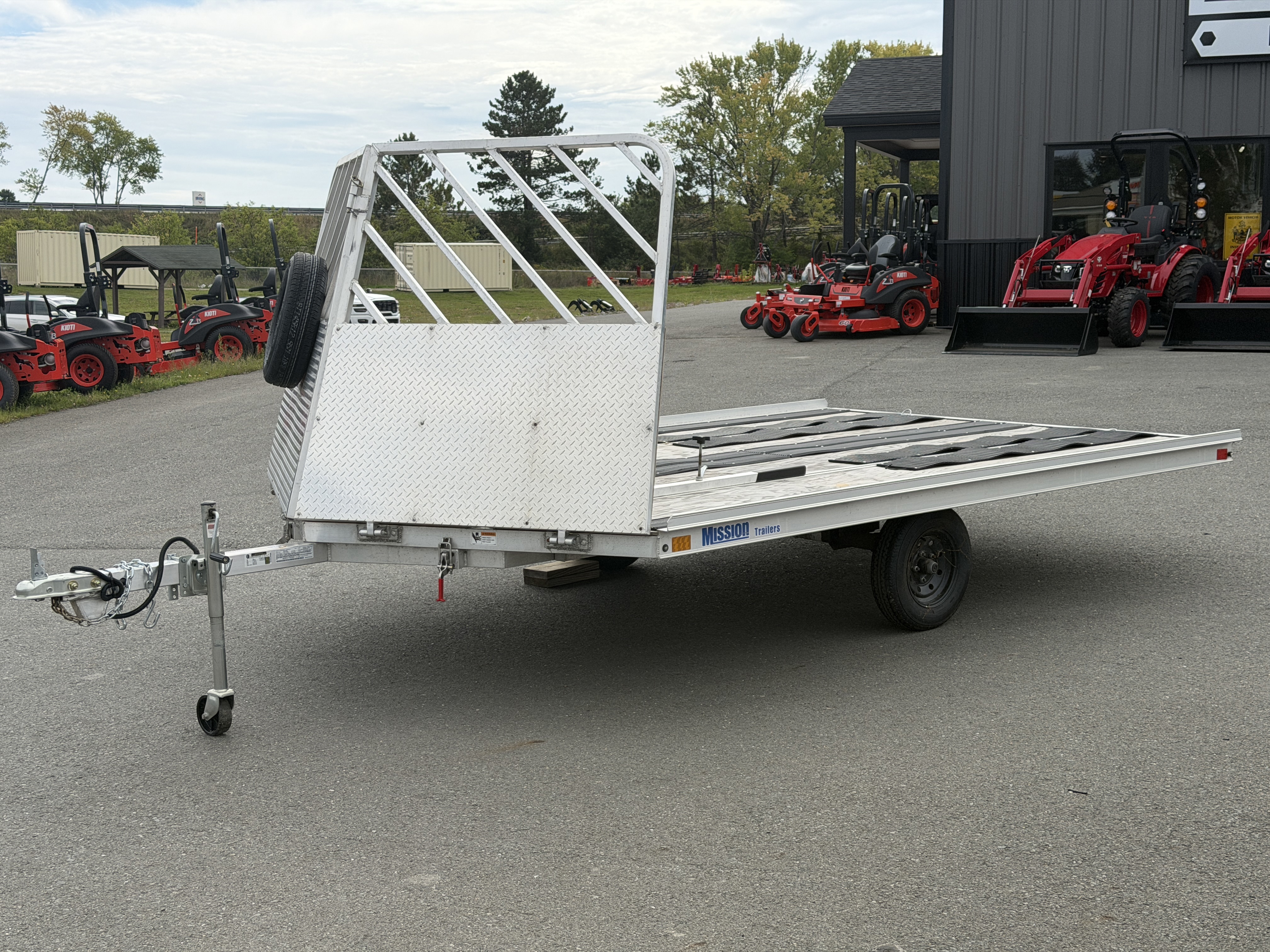 2025 Mission MFS 101x12 LV Tilt Snowmobile Trailer in Houlton, NE