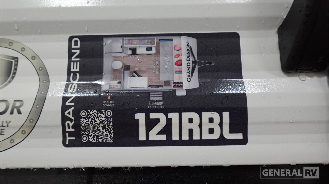 A photo of this 2027 Grand Design TRANSCEND LITE 121RBL
