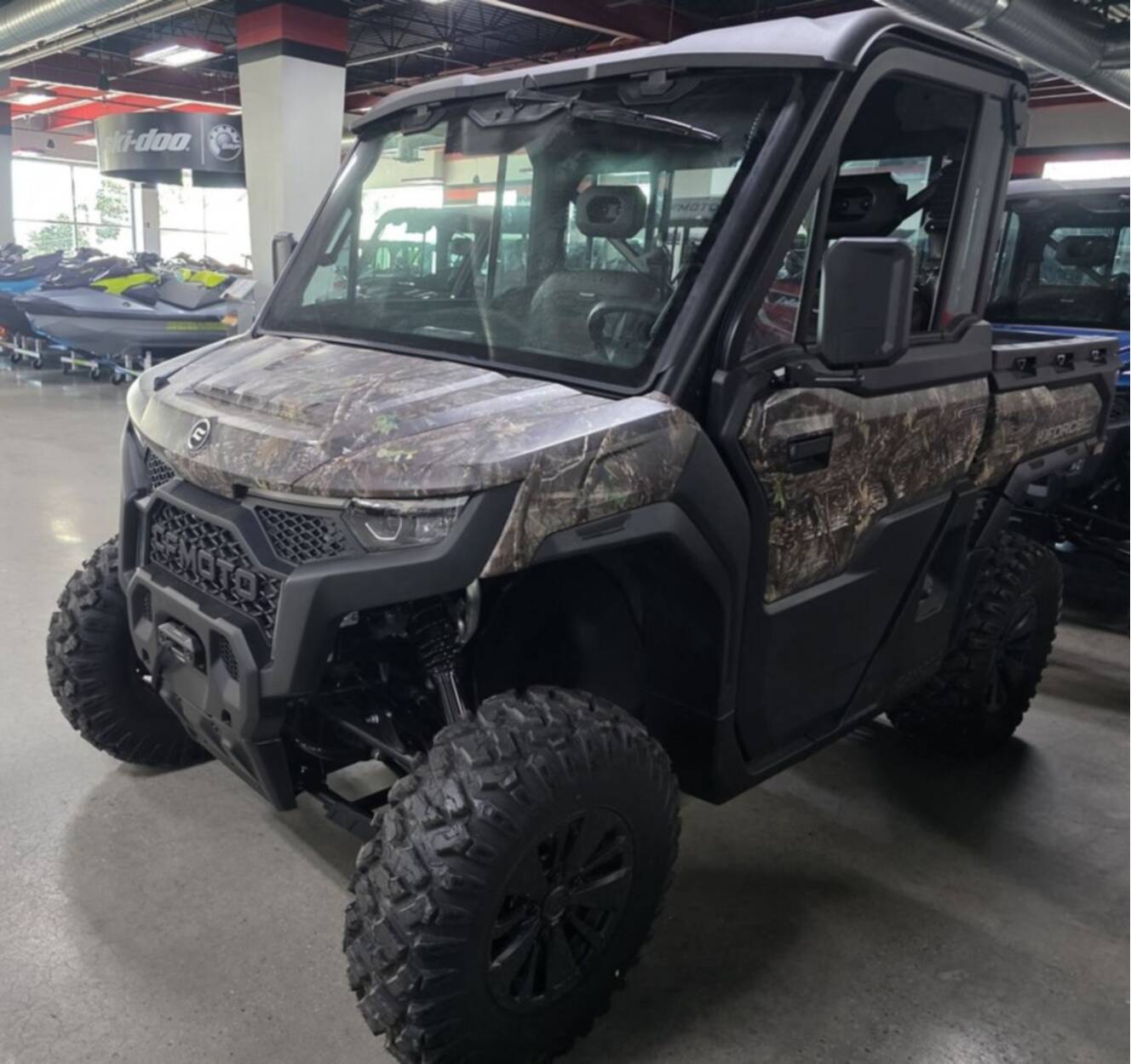 A photo of this 2027 CFMOTO UFORCE U10 Pro Highland EPS TrueTimber® Kanati Camo