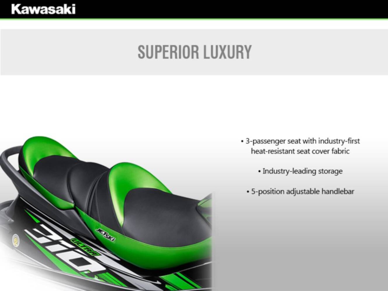 A photo of this 2017 Kawasaki Jet Ski® Ultra® 310LX