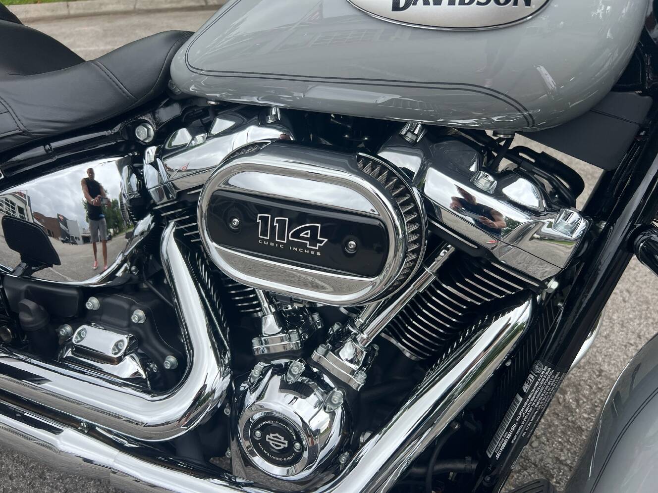 A photo of this 2024 Harley-Davidson Heritage Classic 114
