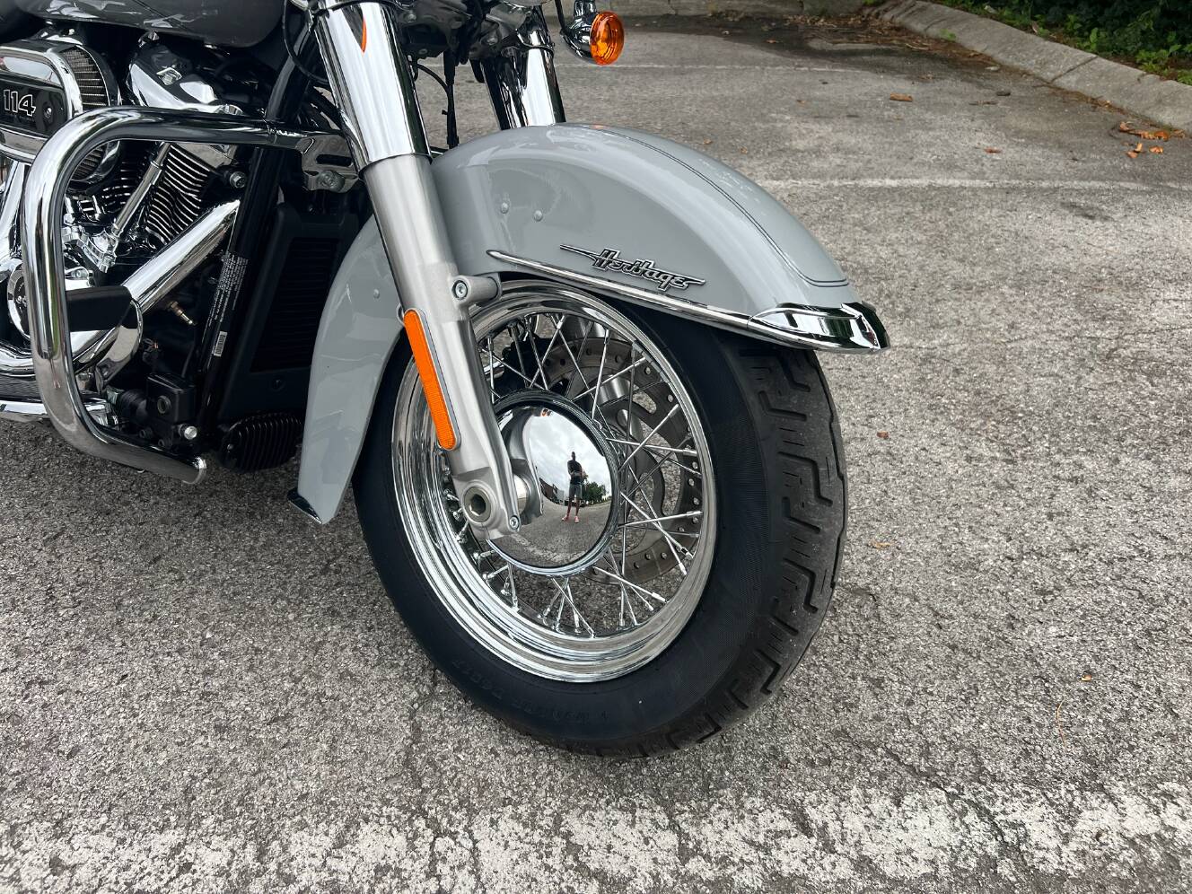 A photo of this 2024 Harley-Davidson Heritage Classic 114