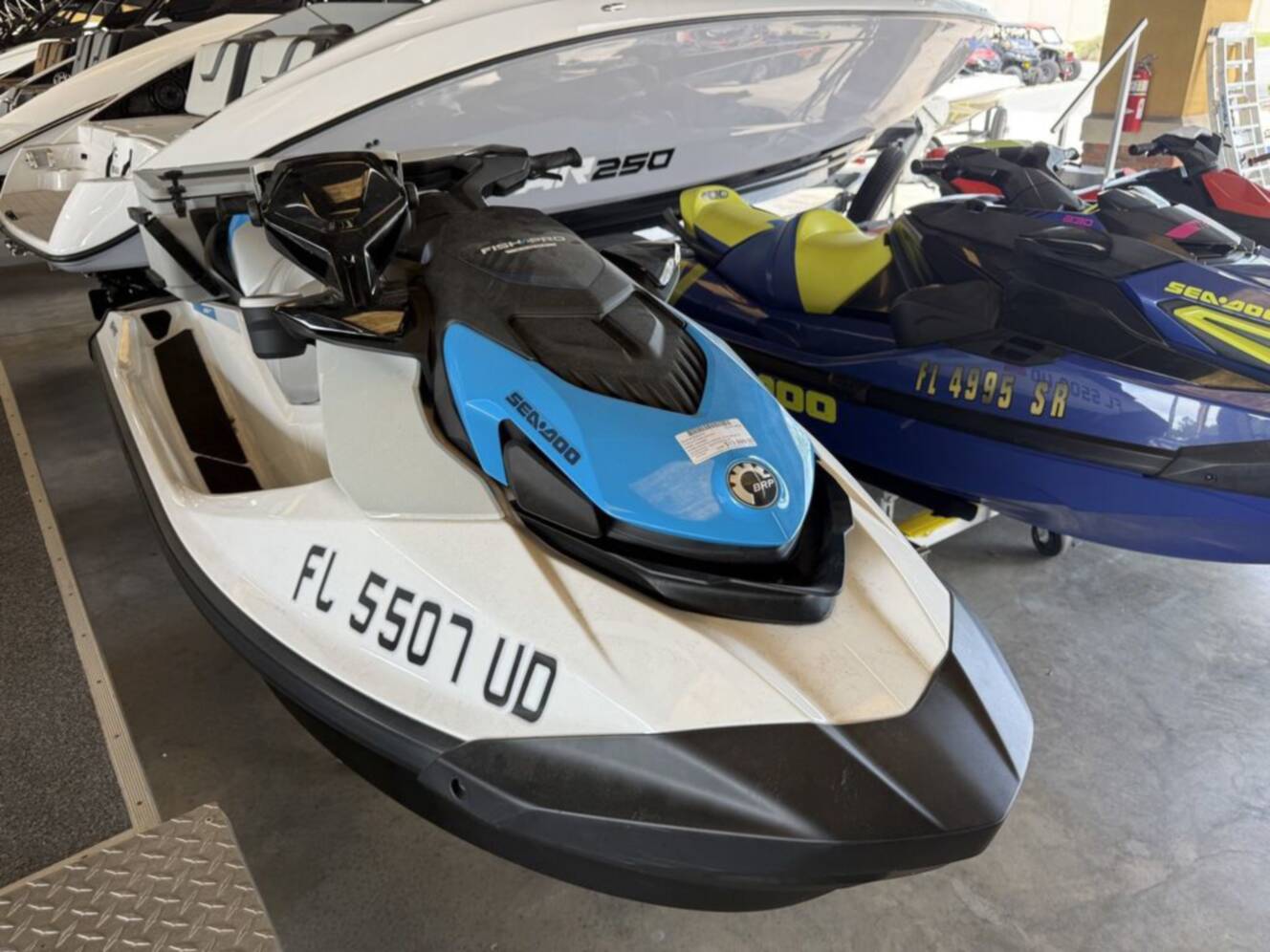 A photo of this 2025 Sea-Doo FISH PRO Scout 130