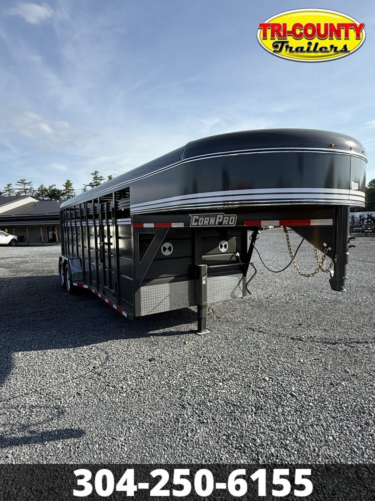 2026 Corn Pro SG-20 7S 6'8X20 12K GOOSENECK LIVE STOCK TRAILER GRAY in Beaver, WV