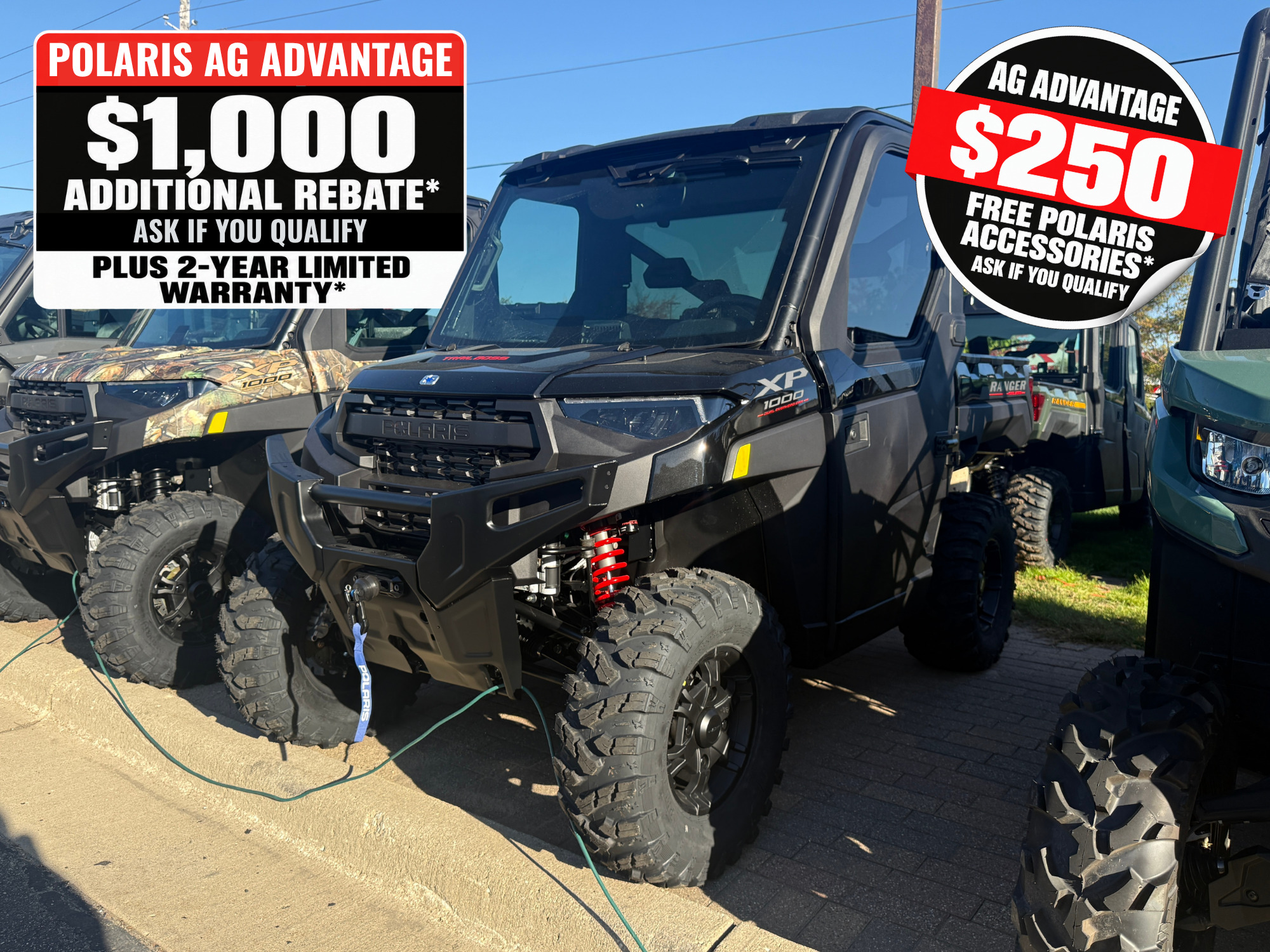 2027 Polaris Ranger XP 1000 NorthStar Trail Boss Edition Onyx Black NORTHSTAR EDITION in red wing MN