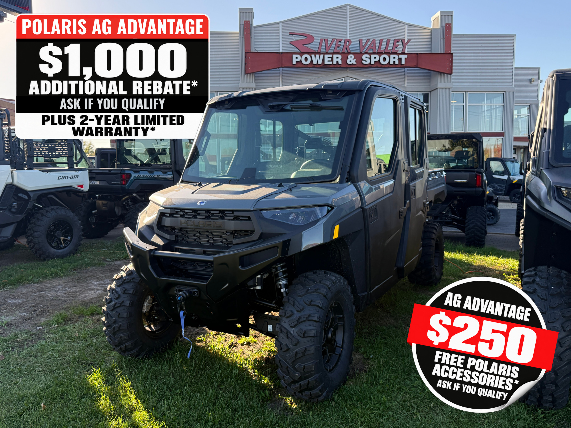2027 Polaris Ranger Crew XP 1000 NorthStar Premium in red wing MN