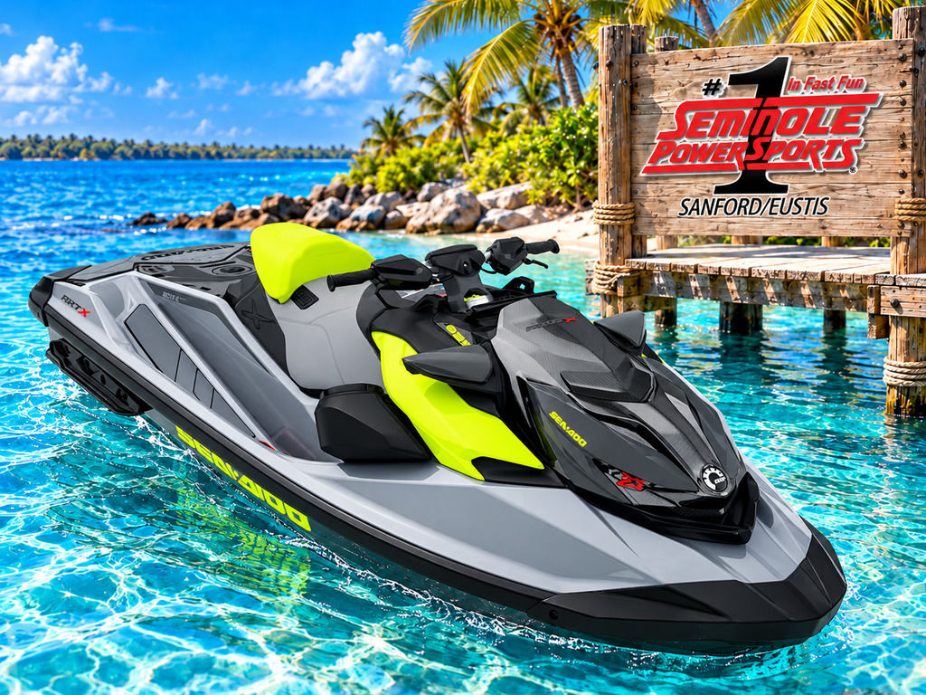 2026 Sea-Doo RXP-X 325 Tech, BRP Premium A, iBR Ice Metal / Manta in sanford FL