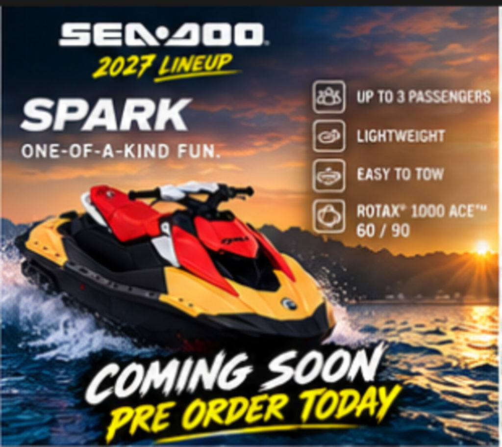2027 Sea-Doo Spark For 2 1000 ACE - 60 iBR Two Seater jet ski