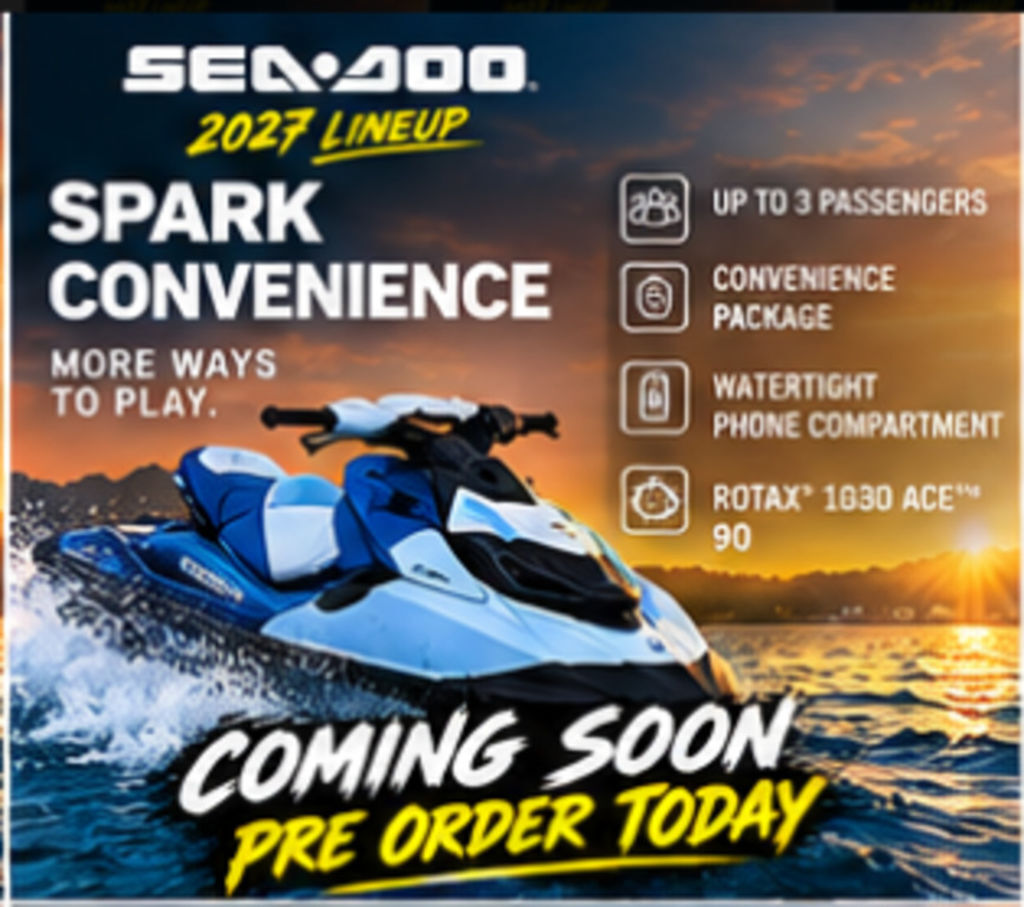 2027 Sea-Doo Spark For 3 Rotax® 900 ACE - 90 Conv Package with i FOR 3 - 90 in munford AL