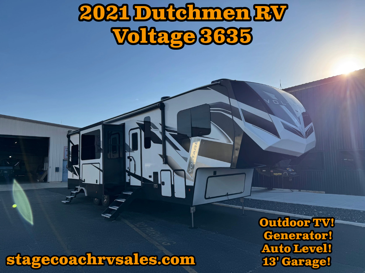 2021 Dutchmen VOLTAGE 3635 Fifth Wheel Toy Hauler RV