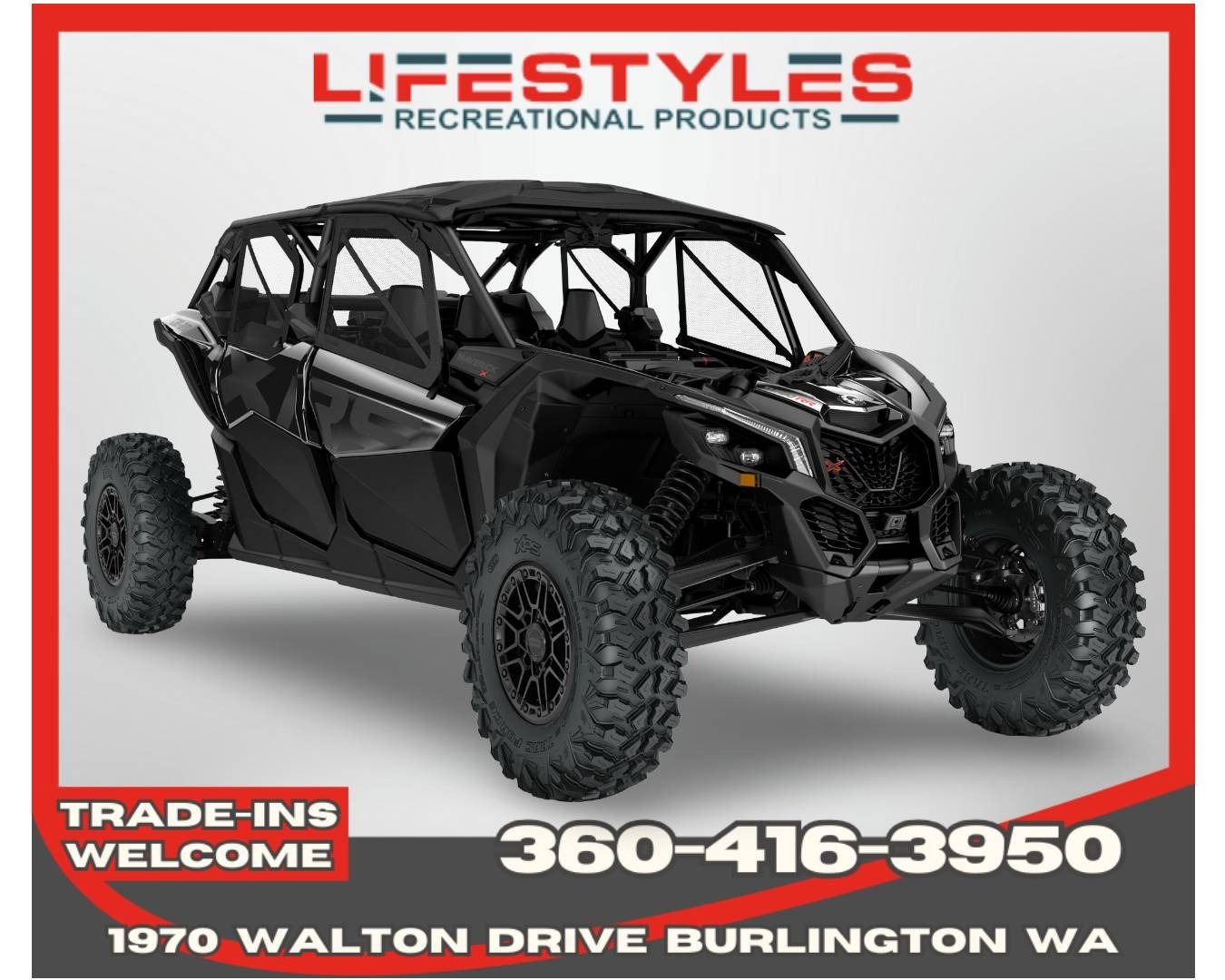 2027 Can-Am Maverick X3 MAX X rs TURBO RR with Smart-Shox in burlington WA