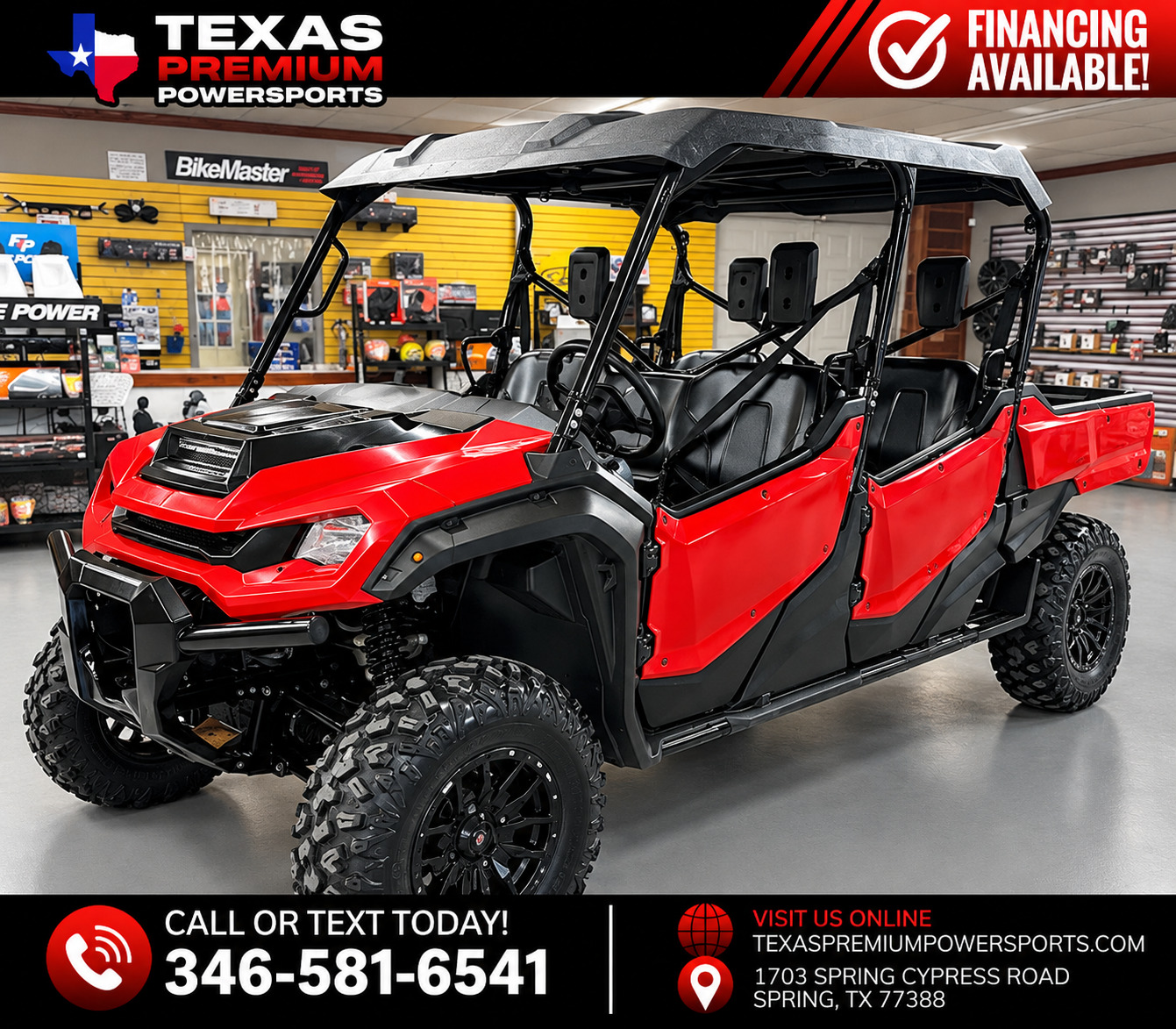 2023 Honda PIONEER 1000-6 DELUXE EPS 4X4 EFI in spring TX
