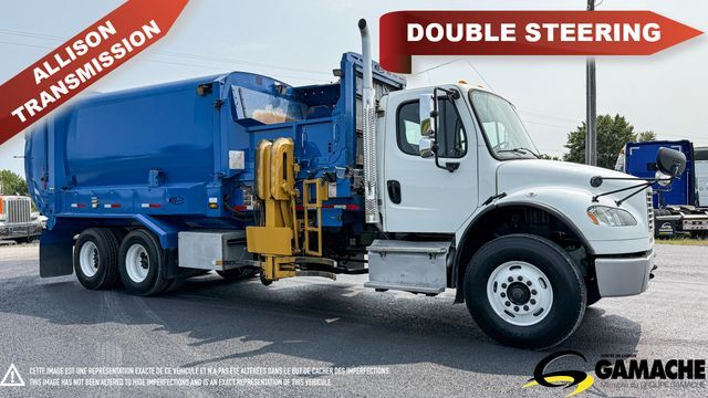 2015 FREIGHTLINER M2 106 GARBAGE TRUCK SIDE LOADER in Champlain, NY