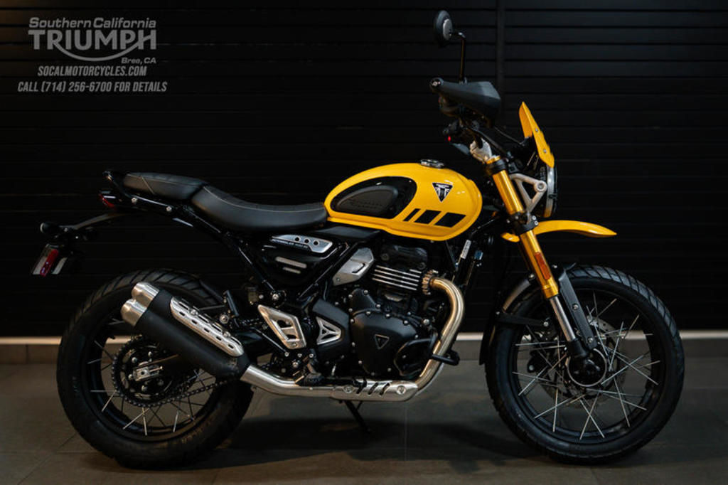 2026 Triumph Scrambler 400 XC Racing Yellow 400 XC in Brea, CA