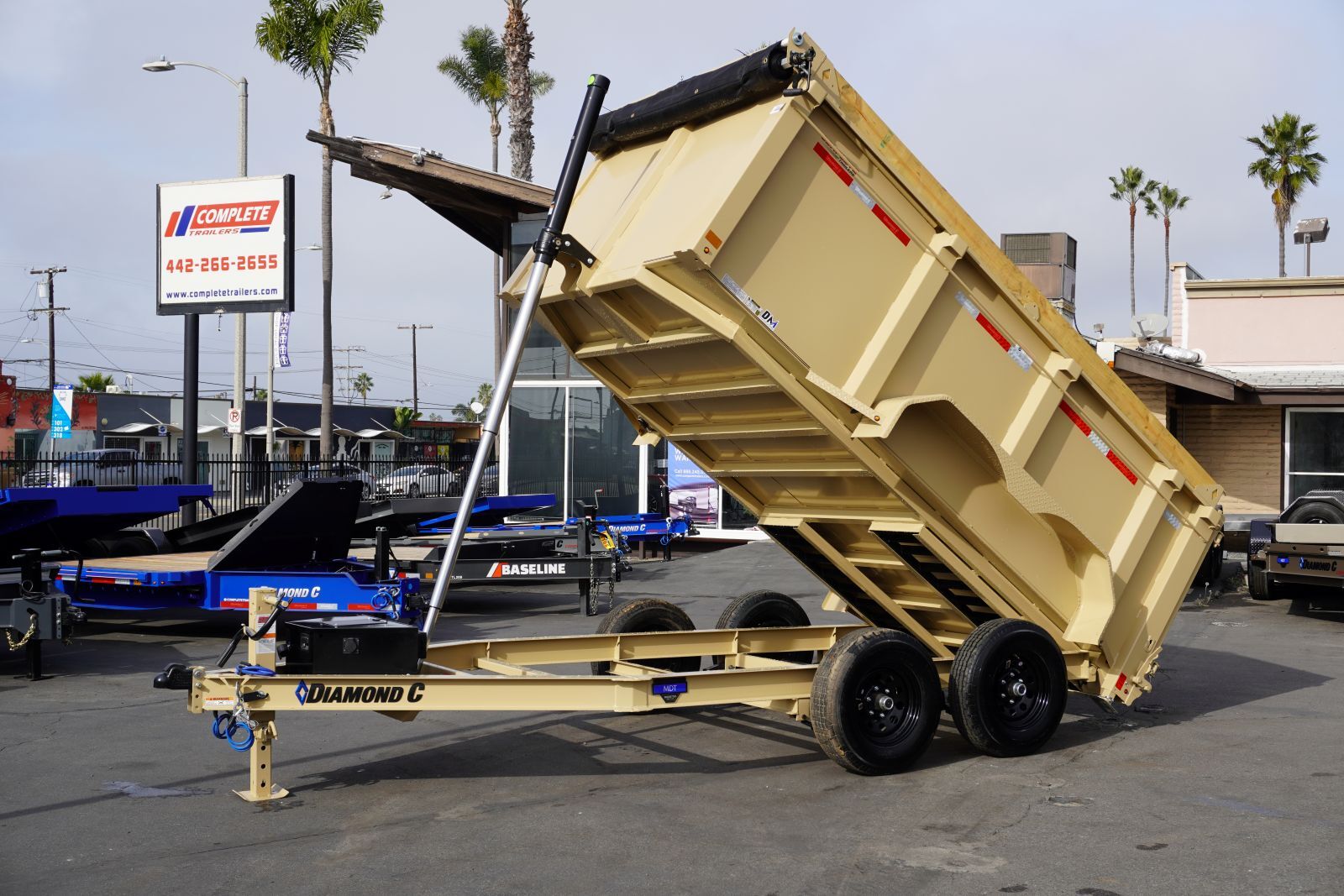 2027 Diamond C MDT206 12'X 77'' 10K GVWR NON CDL MEDIUM DUTY JUNK REMO in Oceanside, CA