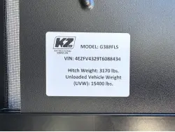 2026 KZ RV Durango Gold G388FLS