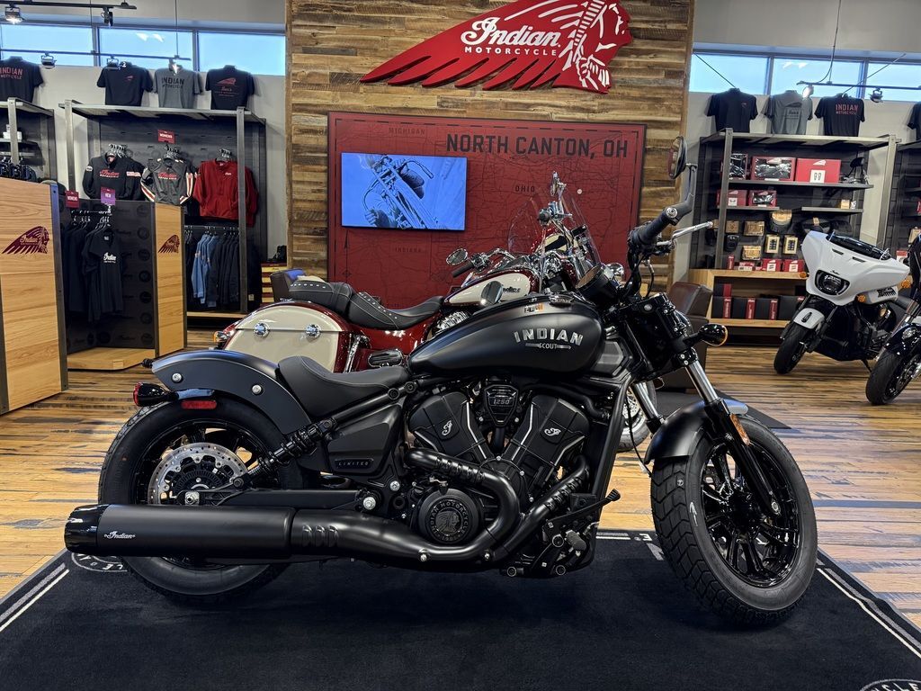 2026 Indian Motorcycle® Scout® Bobber Limited +Tech Black Smoke LIMITED + TECH in North Canton, OH