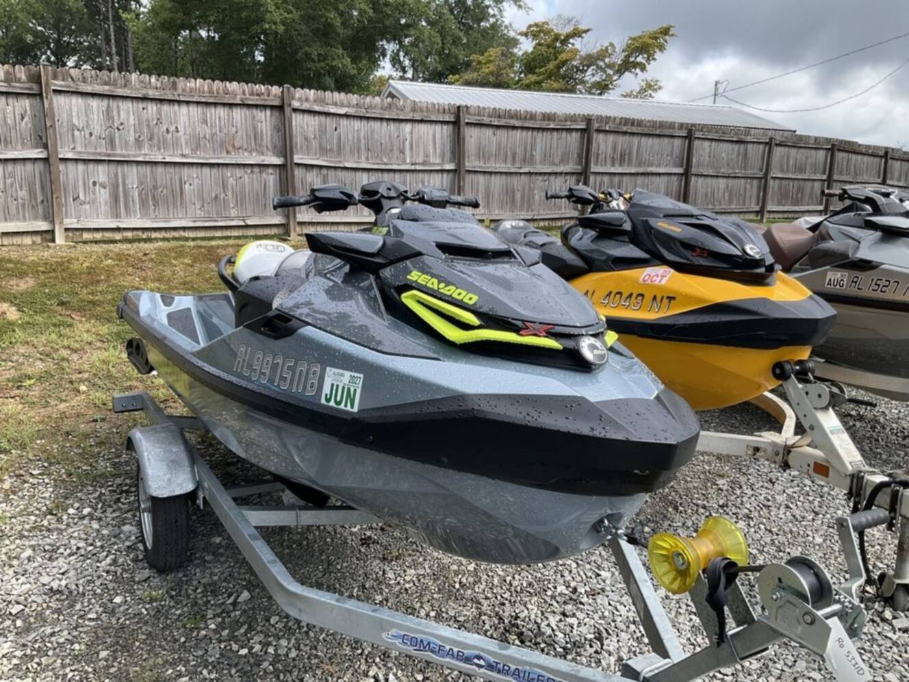 A photo of this 2025 Sea-Doo RXT-X 325 Ice Metal / Manta Green