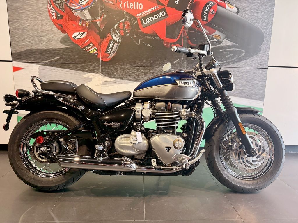 2024 Triumph Bonneville Speedmaster Pacific Blue/Silver Ice BASE in Pompano Beach, FL