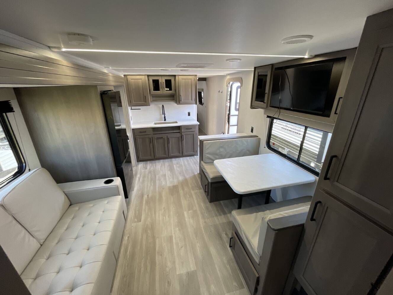 A photo of this 2025 Grand Design TRANSCEND 295QBT