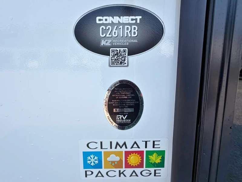 2027 KZ RV Connect C261RB
